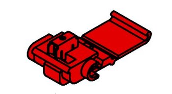 3M Scotchlok 558-POUCH Rojo Conector de llave - Conector de grifo - Diámetro máximo exterior de aislante 0.12 pulg. - 14861
