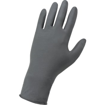 Global Glove Panther-Guard F600 Gris XL Nitrilo Guantes desechables - Grado Examen médico - acabado Con textura - Longitud 9 pulg. - 816368-02943
