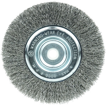 Weiler Wolverine 36200 Cepillo de rueda - Rizado Acero cerda