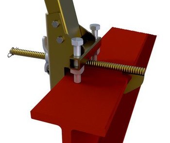 DBI-SALA SecuraSpan Base de soporte 7400052 - Dorado - 00473