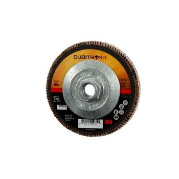 3M Cubitron II Tipo 27 - Óxido de aluminio cerámico - 4 1/2 pulg. - 80+ - Mediano - 55634