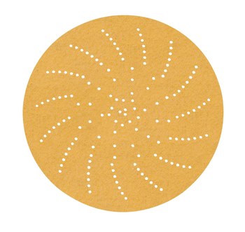 3M Hookit Recubierto Óxido de aluminio Amarillo Disco de velcro - Óxido de aluminio - 3 pulg. - P150 - 55520