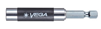 Vega Tools 1/4 pulg. Magnético Portabrocas 1120MH1DL - Acero Y Acero Inoxidable - 4 pulg. Longitud - Zinc acabado - 00010