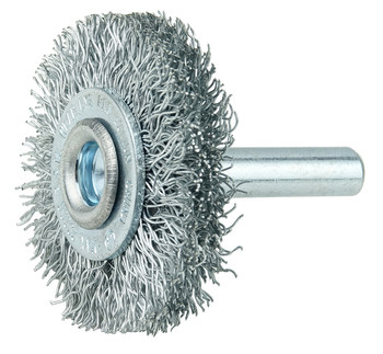 Weiler Wolverine 36208 Cepillo de rueda - Rizado Acero cerda