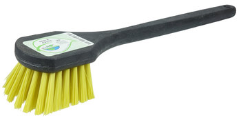 Weiler Green Works 423 Cepillo de fregado de servicio - Plástico reciclado - 20 pulg. - Amarillo - 42376