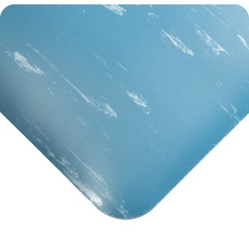 Imágen de Wearwell Smart Tile Top 496 Azul Superficie de PVC/Base de esponja de uretano reciclado Tapete antifatiga (Imagen principal del producto)