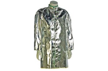 Imágen de NSA C22NL Plateado Grande Mezcla de pararamida aluminizada Capa de laboratorio resistente al calor y al fuego (Imagen principal del producto)