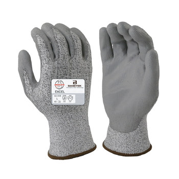 Armor Guys Basetek Excel 02-008 Gris Grande Basetek/poliuretano Guante resistente a cortes - 02-008-9