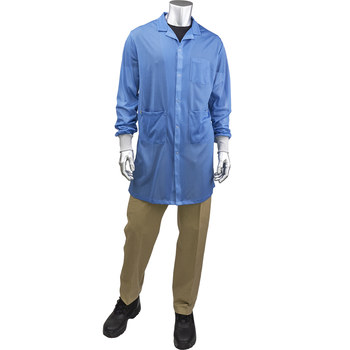 Imágen de PIP Uniform Technology - BR6C-42NB-M Bata de laboratorio ESD (Imagen principal del producto)