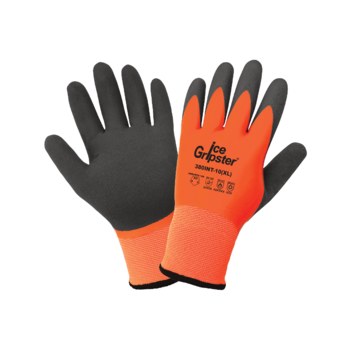 Global Glove Ice Gripster 380INT Naranja Grande Nailon Guantes para condiciones frías - Insulación Felpa - 816368-02693