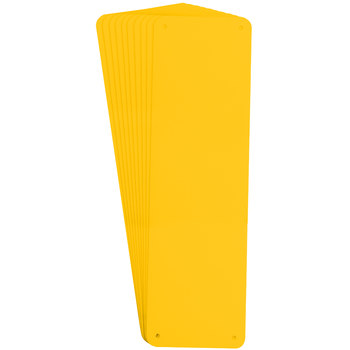 Imágen de Brady B-555 Aluminio Rectángulo Amarillo Panel para señalamientos 146115 (Imagen principal del producto)