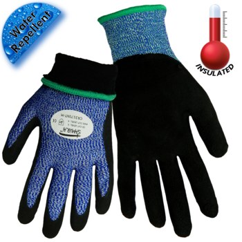 Imágen de Global Glove Samurai Glove CR317inT Azul/Negro Grande HPPE Guantes para condiciones frías (Imagen principal del producto)