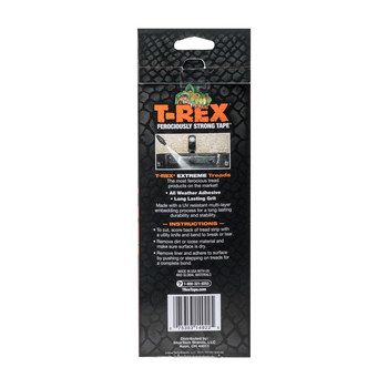 Shurtape T-Rex Negro Cinta para bandas de rodadura - 2 pulg. Anchura x 8 pulg. Longitud - shurtape 285807