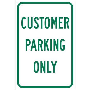 Imágen de Brady B-959 Aluminio Rectángulo Blanco Inglés Cartel de información, restricción y permiso de estacionamiento 112625 (Imagen principal del producto)