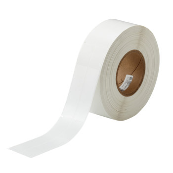 Imágen de Brady Transparente/Blanco Autolaminados Poliéster Transferencia térmica THT-139-461-2 Rollo de etiquetas para impresora de transferencia térmica troquelado (Imagen principal del producto)