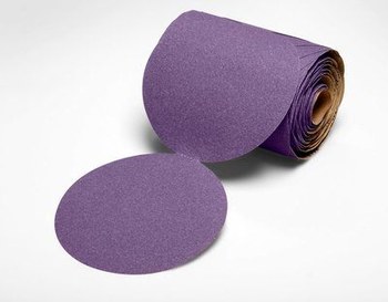 3M Cubitron II Stikit 775L Recubierto Grano de cerámica en forma de precisión Discos PSA - Peso C - Diámetro 6 pulg. - 47092
