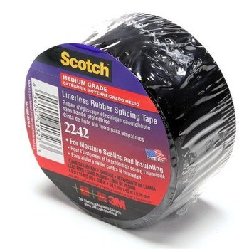3M Scotch 2242 Negro Cinta aislante - 1 1/2 pulg. x 15 pies - Grosor 30 mil - 41323
