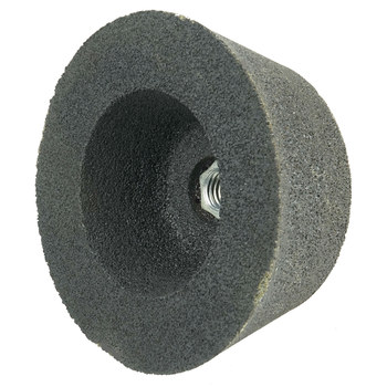 Muelas de vaso portátiles 68355 - 5 pulg. - Zirconia Alumina - 14 - Q