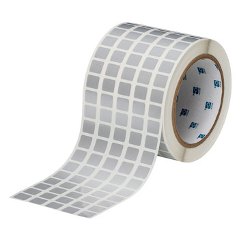 Imágen de Brady Plateado Poliéster Transferencia térmica THT-12-435-10 Rollo de etiquetas para impresora de transferencia térmica troquelado (Imagen principal del producto)