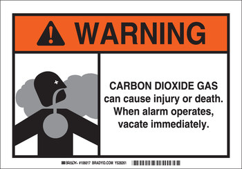 Imágen de Brady B-401 Poliestireno Rectángulo Blanco Inglés Señal de advertencia química 106017 (Imagen principal del producto)