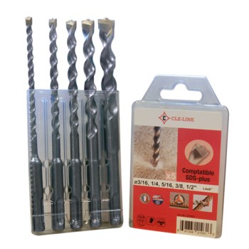 Imágen de Cle-Line 1821 118° Corte de mano derecha Acero de alta velocidad Masonry (TCT) Juego de taladro Jobber C21031 (Imagen principal del producto)