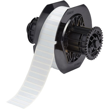Brady UltraTemp B33-43-719 Rollo de etiquetas troqueladas para impresoras - 1.25 pulg. x 0.25 pulg. - Poliimida - Blanco - B-719