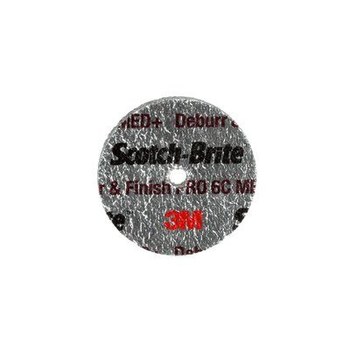 3M Scotch-Brite Unificado Grano Cerámico de Precisión Mediano Rueda de desbastado y acabado PRO - Accesorio Eje - Diámetro 2 pulg. - Agujero Central 1/4 pulg. - Grosor 1/4 pulg. - 65018