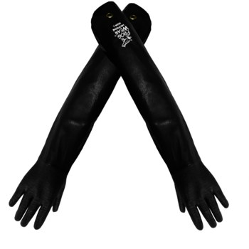 Imágen de Global Glove Frogwear 9932R Negro Grande Neopreno Guantes resistentes a productos químicos (Imagen principal del producto)
