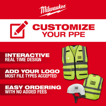 Milwaukee Chaleco de seguridad reflectante 48-73-2252 - tamaño Grande/XG - Poliéster - Amarillo de alta vis. - ANSI clase 2, tipo R - 83236