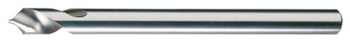 Cleveland 2645 Taladro de puntos - Corte de mano derecha - Punta Radial 90° - Acabado Brillante - Longitud Total 8 pulg. - Flauta Espiral - Acero de alta velocidad - Vástago Recto - C24185