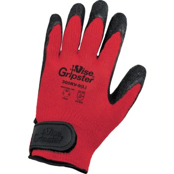 Global Glove Vise Gripster Rojo Mediano Poliéster/Algodón Poliéster/Algodón Guantes de trabajo - acabado Áspero - 856187-00113