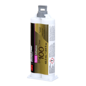 3M Scotch-Weld DP100 Transparente Adhesivo epoxi - Base y acelerador (B/A) - 48.5 ml Cartucho doble - 08994