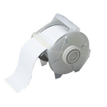 Imágen de Brady Blanco Magnético Interior/exterior Poliéster Transferencia térmica 76687 Rollo de etiquetas para impresora de transferencia térmica continua (Imagen principal del producto)