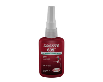 Loctite RC635 Compuesto de retención Verde Líquido 50 ml Botella - 63531