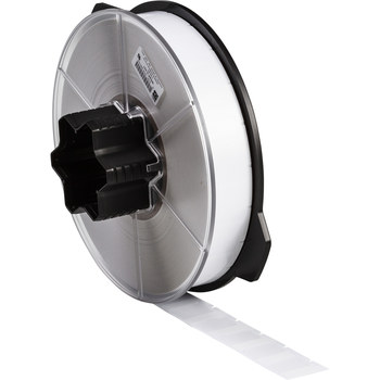 Brady WRAP-2-427 Rollo de etiquetas troqueladas para impresoras - 1 pulg. x 1 pulg. - Vinilo - Blanco - B-427