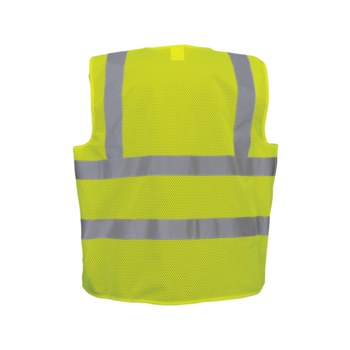 Global Glove FrogWear HV Chaleco reflectante de alta visibilidad GLO-01BA-6XL - tamaño 6XL - Malla Poliéster - Amarillo/verde de alta visibilidad - ANSI clase 2, tipo R - glo-01ba 6xl