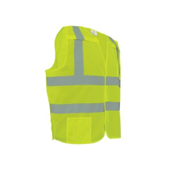 Global Glove FrogWear HV Chaleco reflectante de alta visibilidad GLO-01BA-6XL - tamaño 6XL - Malla Poliéster - Amarillo/verde de alta visibilidad - ANSI clase 2, tipo R - glo-01ba 6xl