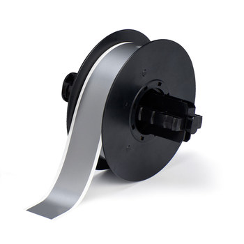 Brady B30C-1125-595-GY Rollo de etiquetas para impresora - 1.125 pulg. x 100 pies - Vinilo - Gris - B-595