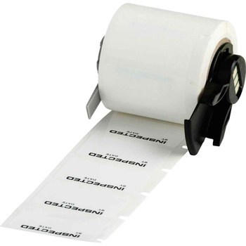 Imágen de Brady WorkHorse Negro sobre blanco Poliéster Transferencia térmica M6-30-423-INSP Etiquetas de impresora (Imagen principal del producto)