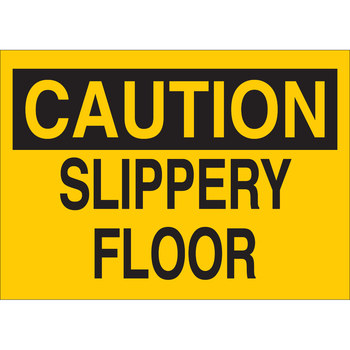 Imágen de Brady B-120 Poliéster reforzado con fibra de vidrio Rectángulo Amarillo Inglés Cartel de prevención de caída 70527 (Imagen principal del producto)