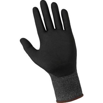 Global Glove Samurai Glove Sal y pimienta Grande Tuffalene Platino UHMWPE Tuffalene Platino UHMWPE Guantes resistentes a cortes - Pulgar reforzado - cr921 lg