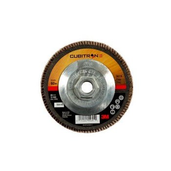 3M Cubitron II Tipo 29 - Óxido de aluminio cerámico - 4 1/2 pulg. - 60+ - Mediano - 55645