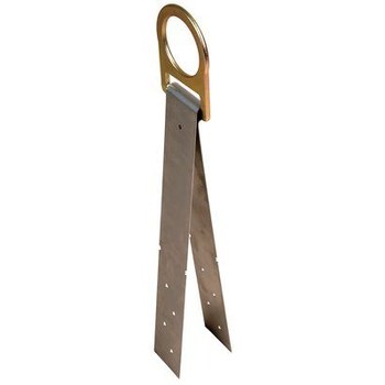 Protecta PRO Anclaje de techo 2103678 - Anillo en D simple - 40 pulg. x 17 pulg. - Plateado - 00361