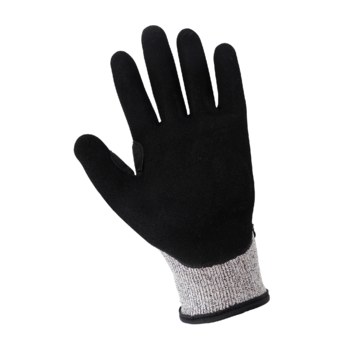 Global Glove Roughneck C I A CIA417V Negro Grande HDPE Guantes resistentes a cortes - cia417v lg