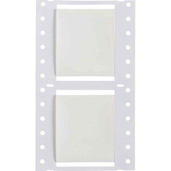 Brady PermaSleeve PS-1500-2-WT-J Funda de impresora troquelada - 2 pulg. x 2.433 pulg. - Blanco - B-342