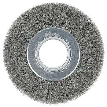 Weiler 03100 Cepillo de rueda - Rizado Acero cerda
