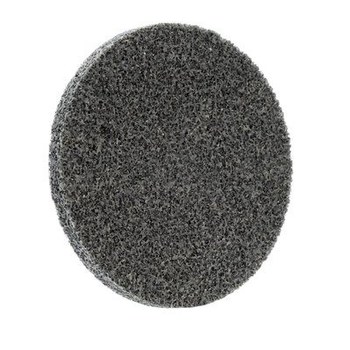 3M Scotch-Brite Unificado Óxido de aluminio Suave Rueda de desbaste - Mediano grado - Accesorio Quick Change - Diámetro 3 pulg. - 17186