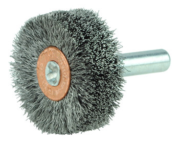 Weiler 17600 Cepillo de rueda - Rizado Acero cerda