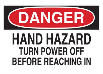 Imágen de Brady B-120 Poliéster reforzado con fibra de vidrio Rectángulo Blanco Inglés Cartel de seguridad del equipo 70363 (Imagen principal del producto)