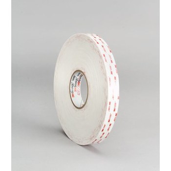 3M 4930 Blanco Cinta VHB - 1/2 pulg. Anchura x 72 yd Longitud - 25 mil Espesor - 64613